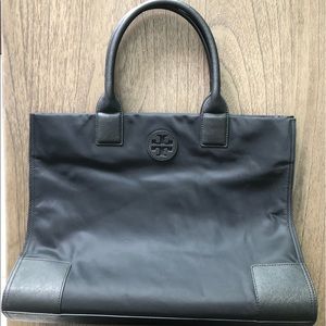 Tory Burch Ella Tote - Black Nylon